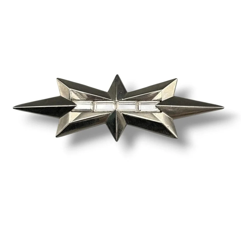 Vintage Thierry Mugler Brooch Starburst MCM Star Pin RARE